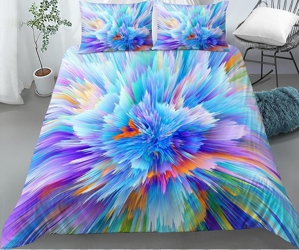 Vícebarevný Psychedelický Povlak Na Peřinu