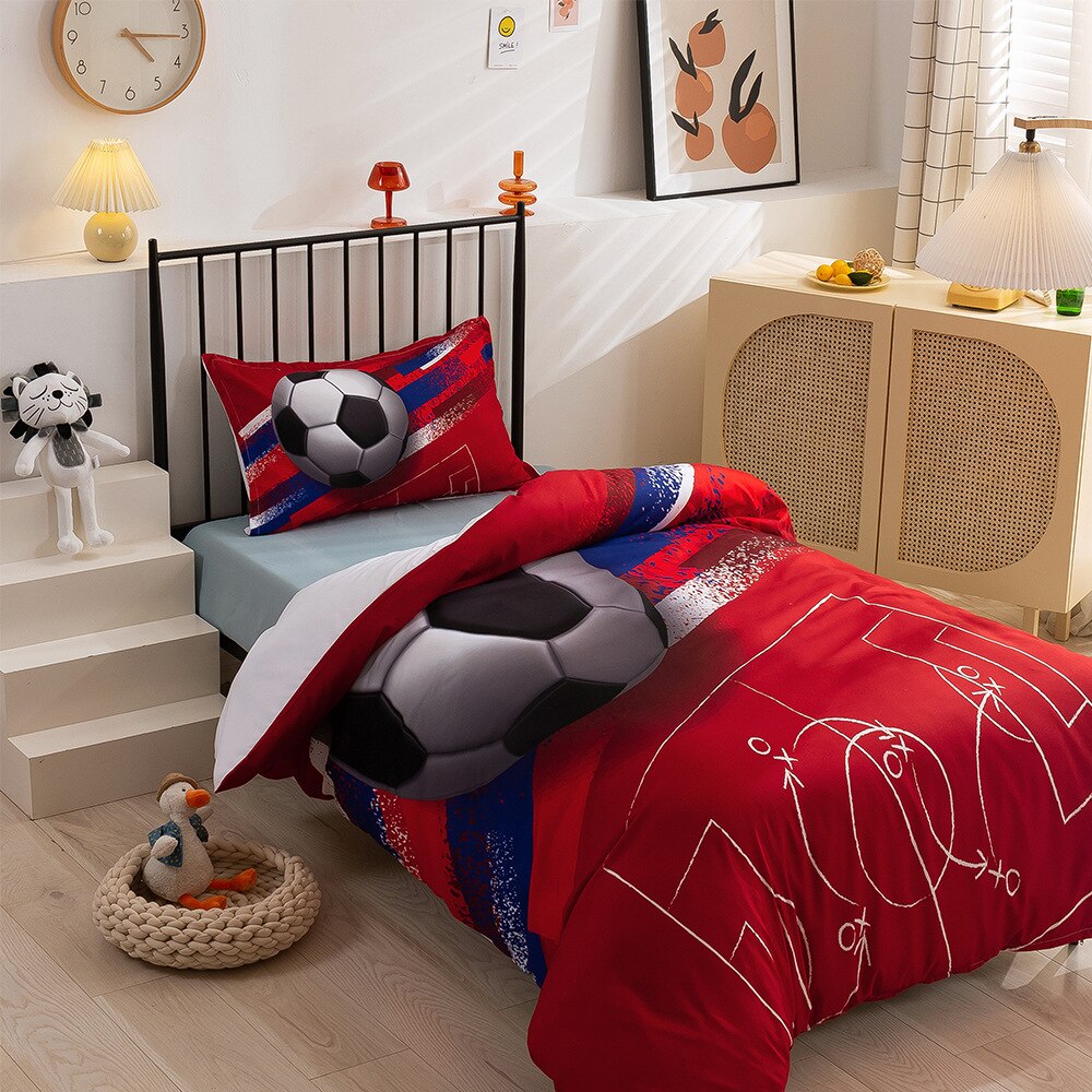 Fotbalový Červený Povlak Na Peřinu