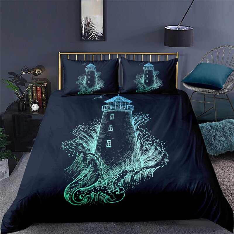 Povlak Na Peřinu Green Lighthouse Mermaid