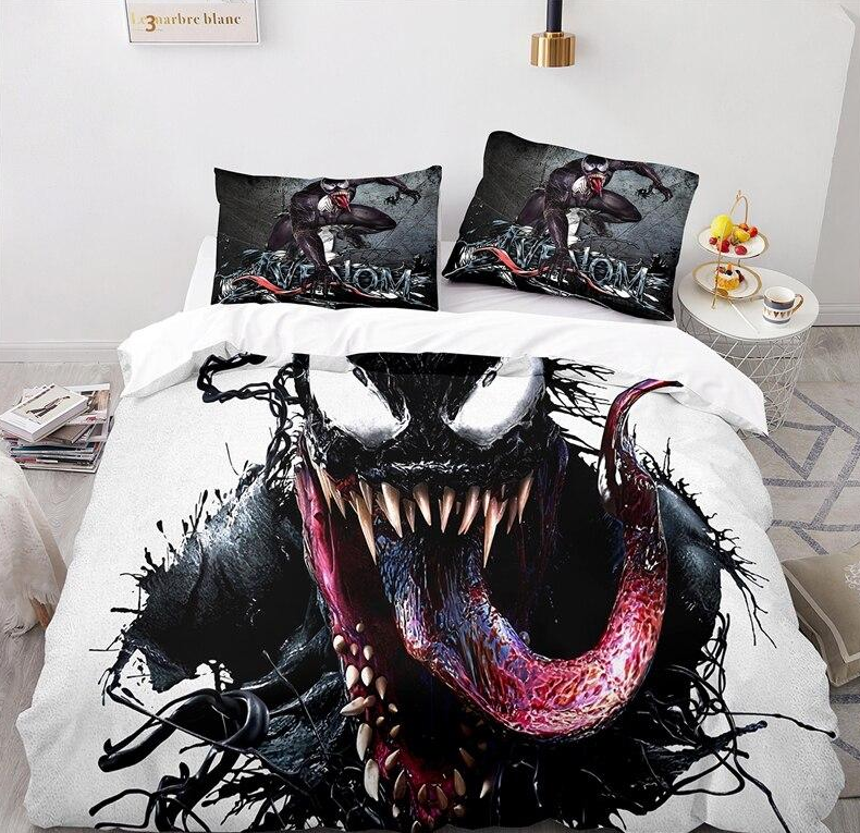 Černý Povlak Na Přikrývku Venom Head