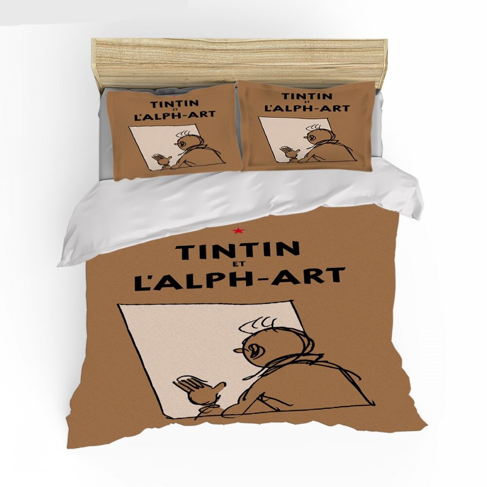 Tintin Brown Povlak Na Přikrývku