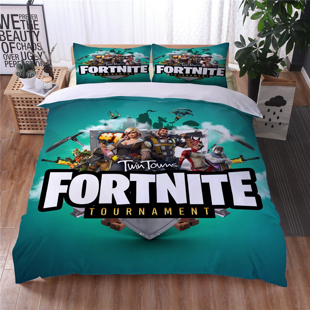 Tyrkysový Povlak Na Peřinu Fortnite