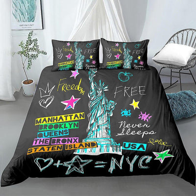 Vintage Teen Boy New York Povlak Na Peřinu