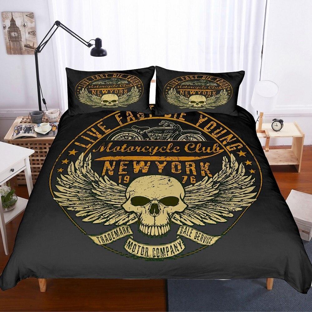 Vintage New York Povlak Na Přikrývku Černý