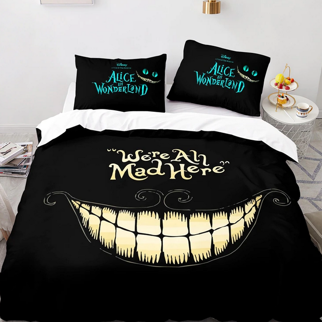 Přikrývka Alenka V Říši Divů Kočka