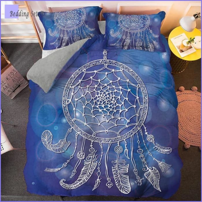 Modrý Povlak Na Přikrývku Lapač Snů