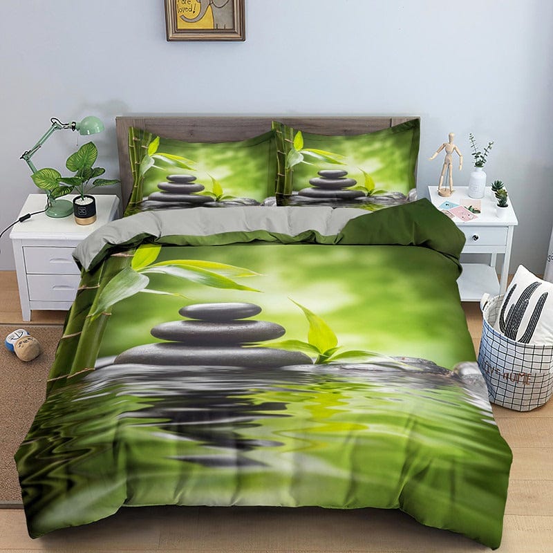 Oblázkový Bambusový Povlak Na Peřinu