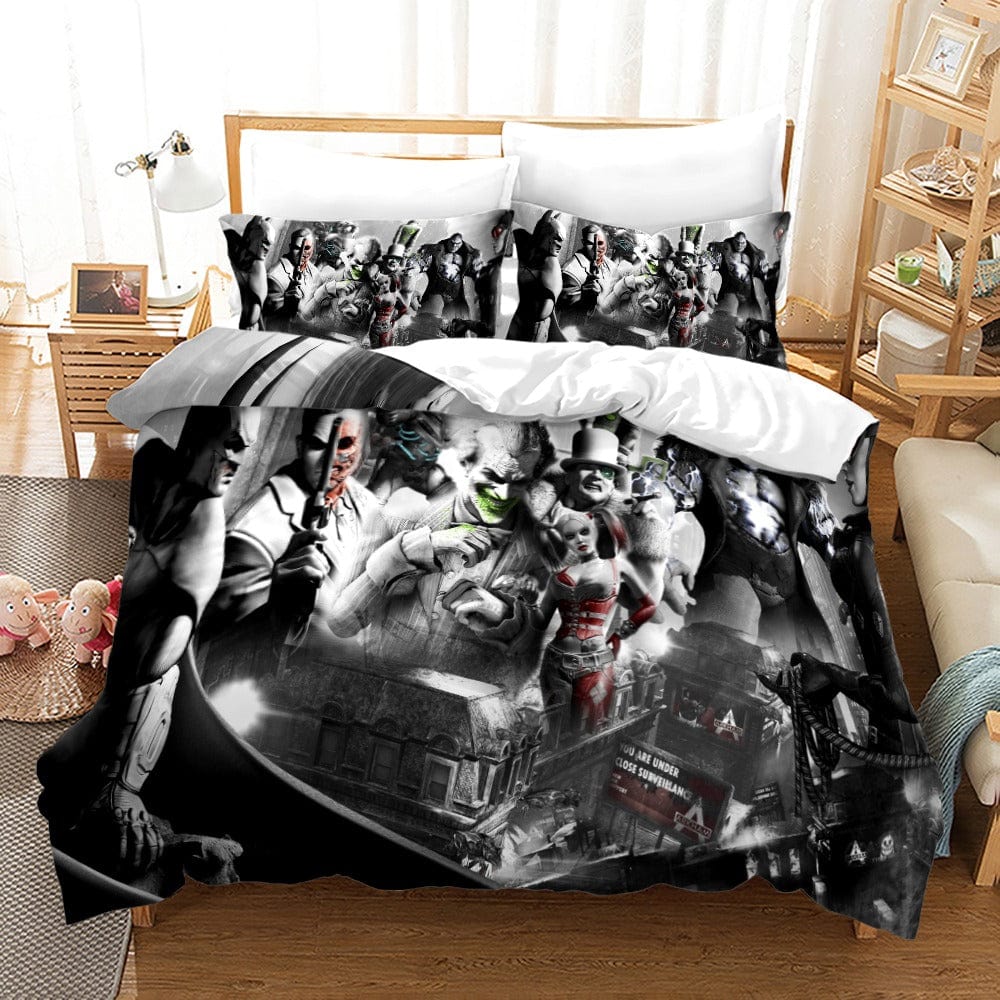 Černobílý Povlak Na Přikrývku Batman