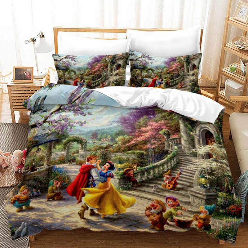 Povlak Na Přikrývku Sněhurka Tančí Se Svým Princem Okouzlujícím