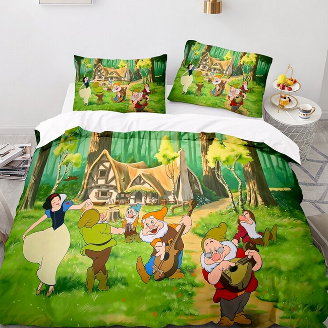 Sněhurka A 7 Trpaslíků Domácí Povlak Na Peřinu