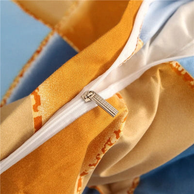 Námořnická Modrá A Žlutá Přikrývka