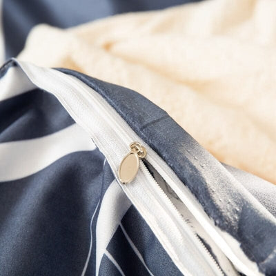 Skandinávský Modrý Povlak Na Přikrývku