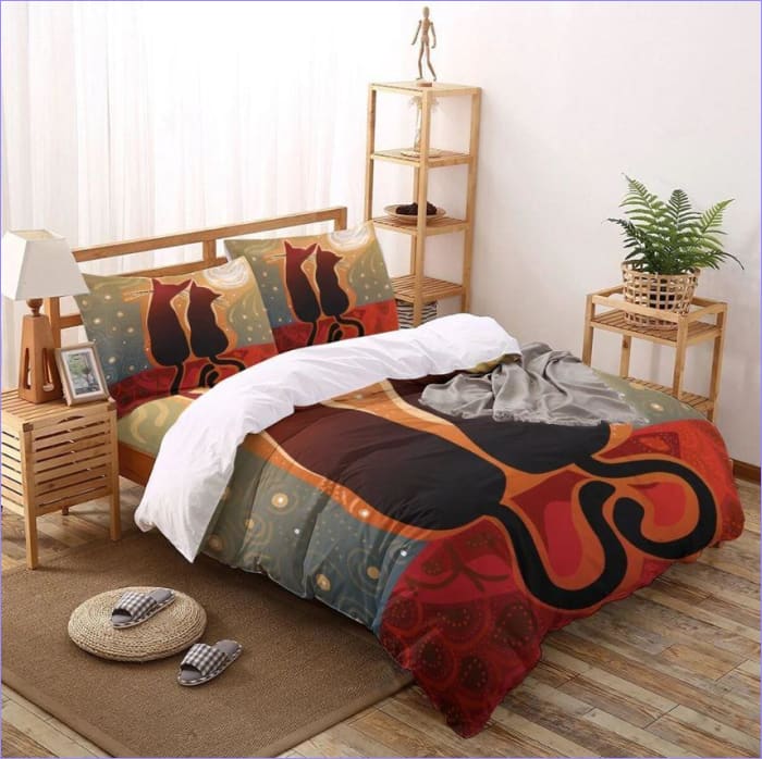 Přikrývka Kočka Západ Slunce