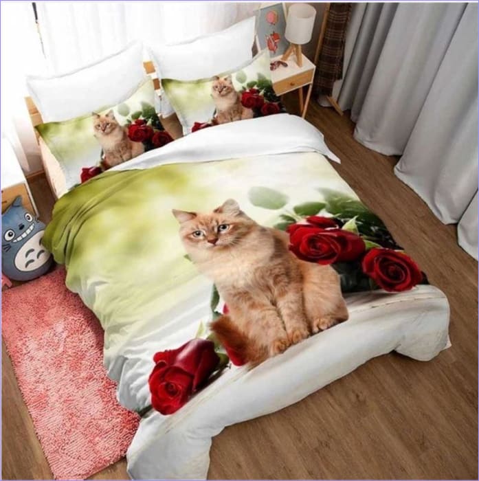 Povlak Na Přikrývku Flower Cat