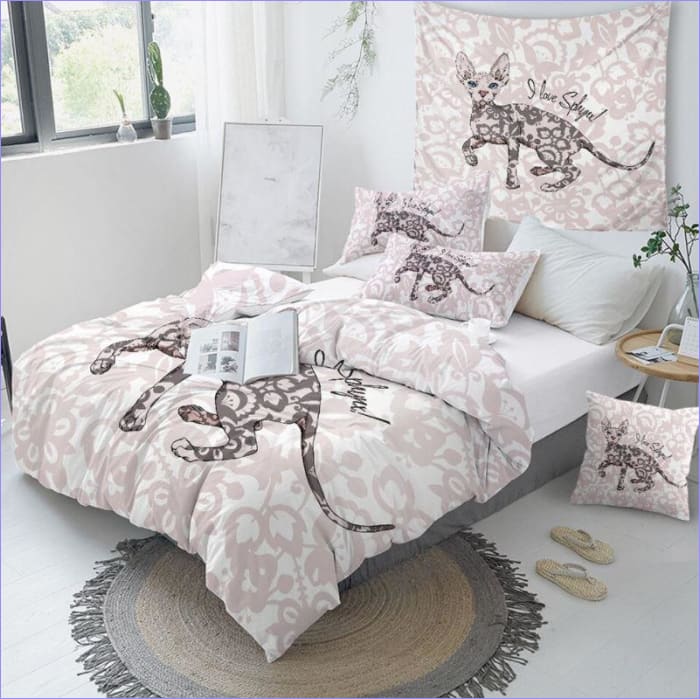 Povlak Na Přikrývku Cat Love Sphynx