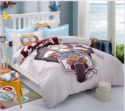 Motocyklový Povlak Na Přikrývku Cat