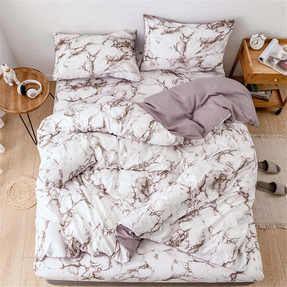 Povlak Na Peřinu S Mramorovým Efektem