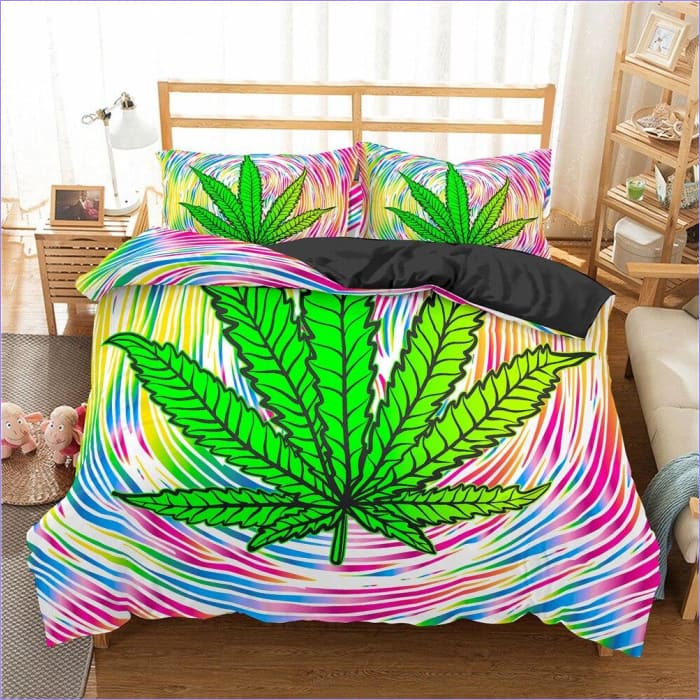 Povlak Na Přikrývku Cannabis Leaf