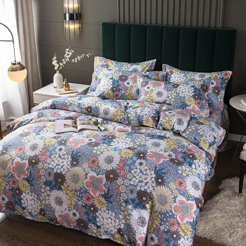 Vintage Květinový Povlak Na Peřinu