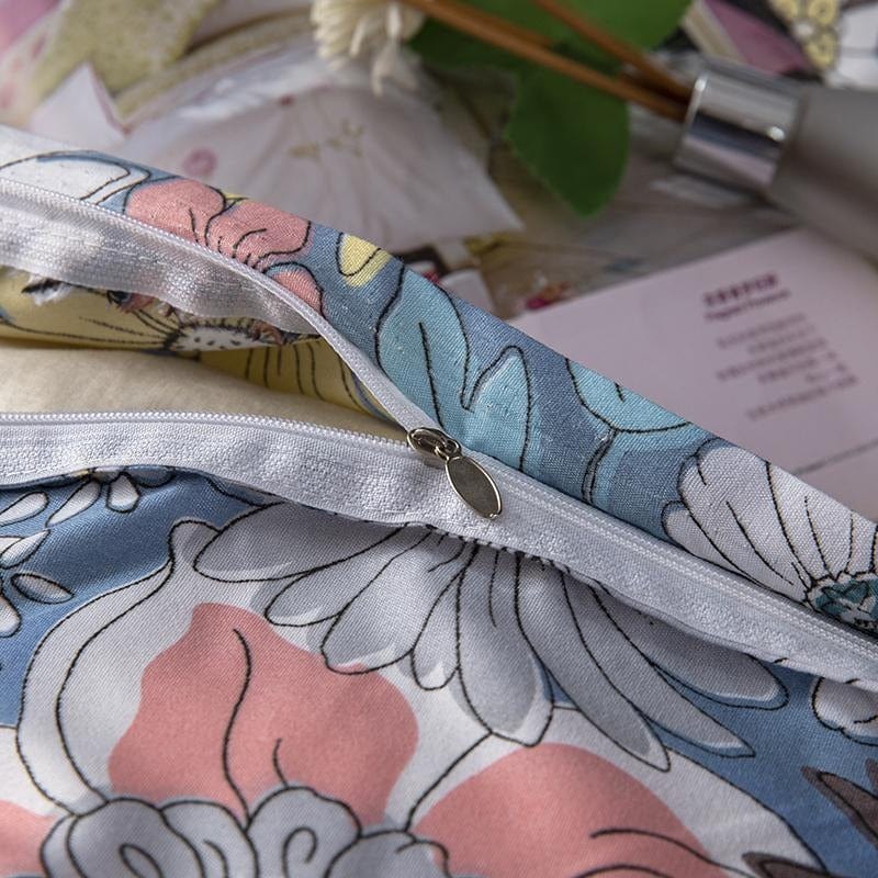 Vintage Květinový Povlak Na Peřinu