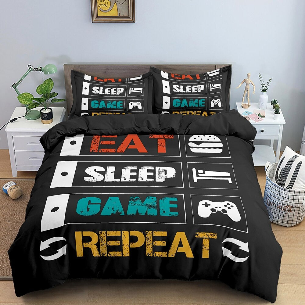 Gamer Eat Sleep Hra Potah Na Peřinu