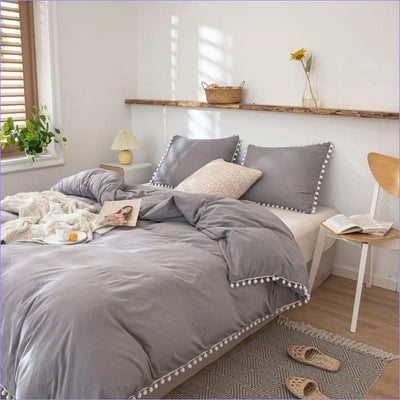 Šedý Povlak Na Peřinu Cocooning