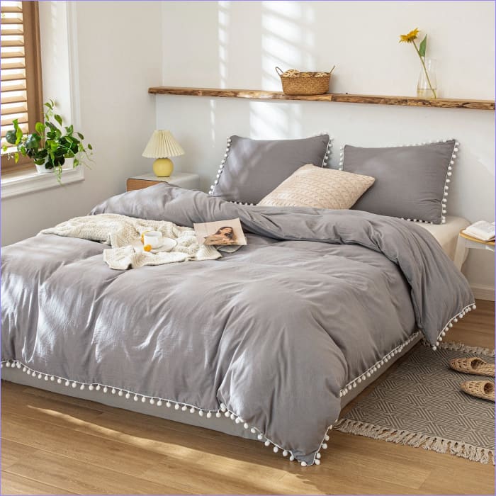 Šedý Povlak Na Peřinu Cocooning