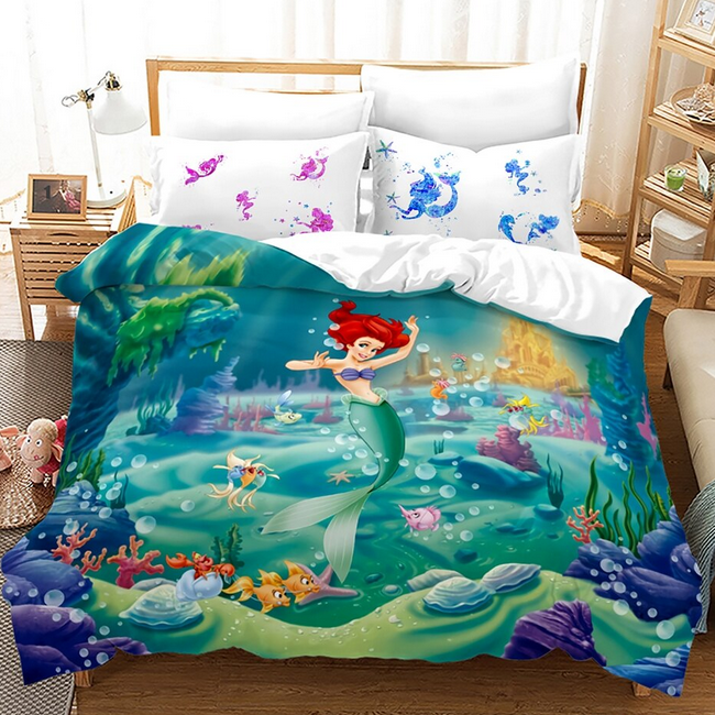 Povlak Na Přikrývku Malá Mořská Víla V Srdci Oceánu