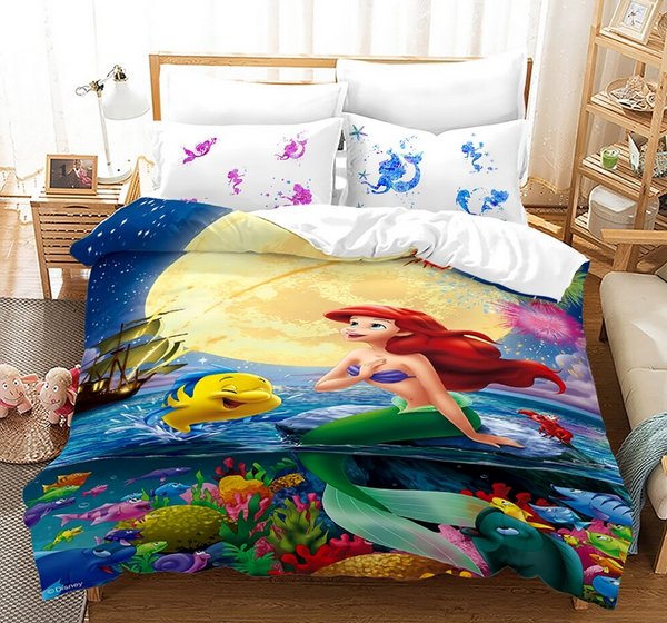 Povlak Na Přikrývku Malá Mořská Víla A Platýs