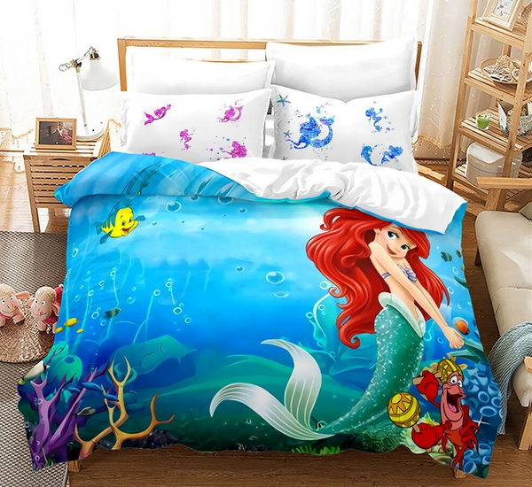 Povlak Na Přikrývku Malá Mořská Víla A Sebastián