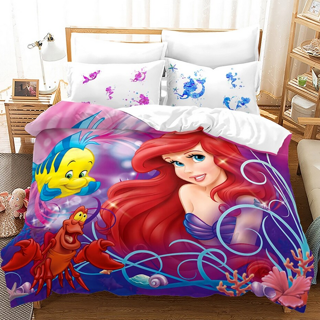 Přikrývka Malá Mořská Víla, Platýs A Sebastián