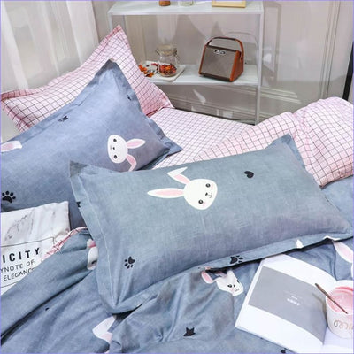 Šedý Povlak Na Přikrývku Králík