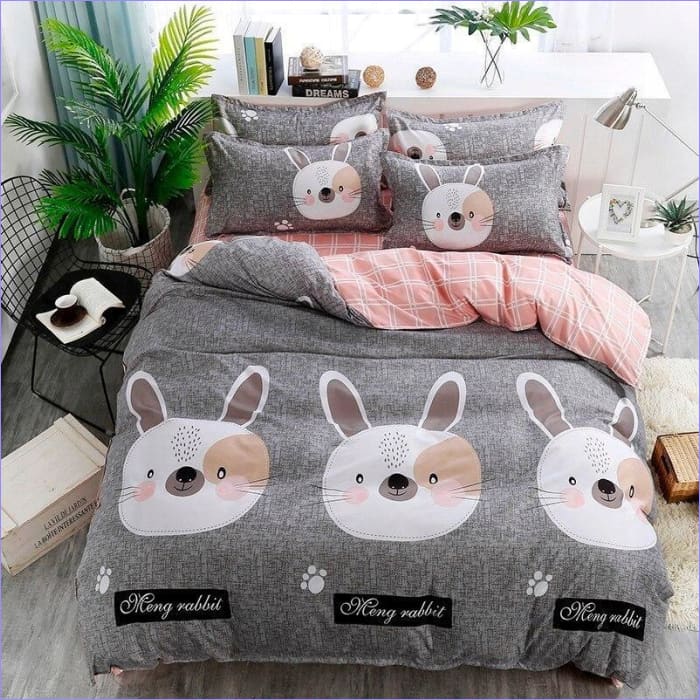 Povlak Na Přikrývku Králík Šedý
