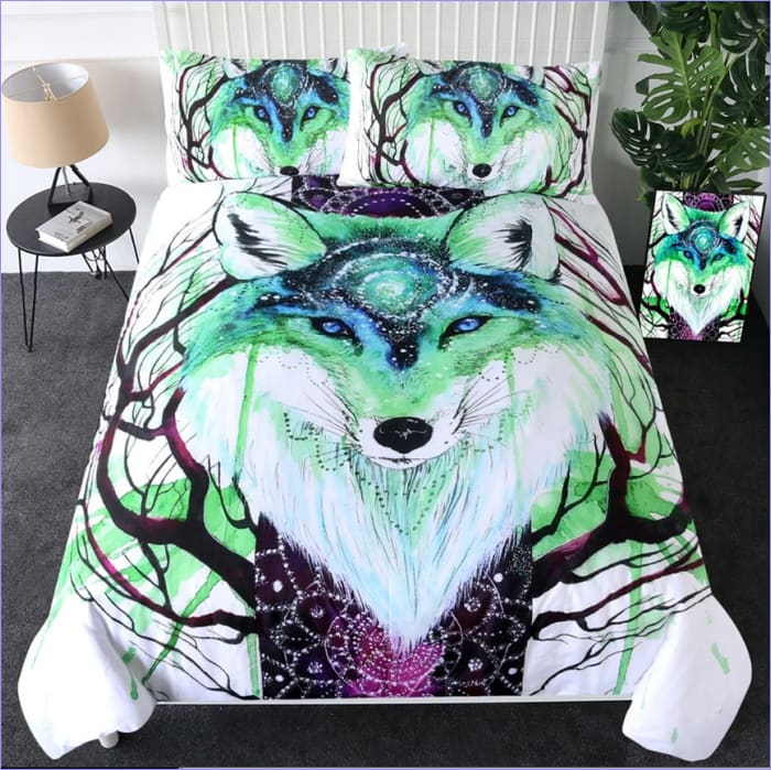 Povlak Na Přikrývku Green Spirit Wolf