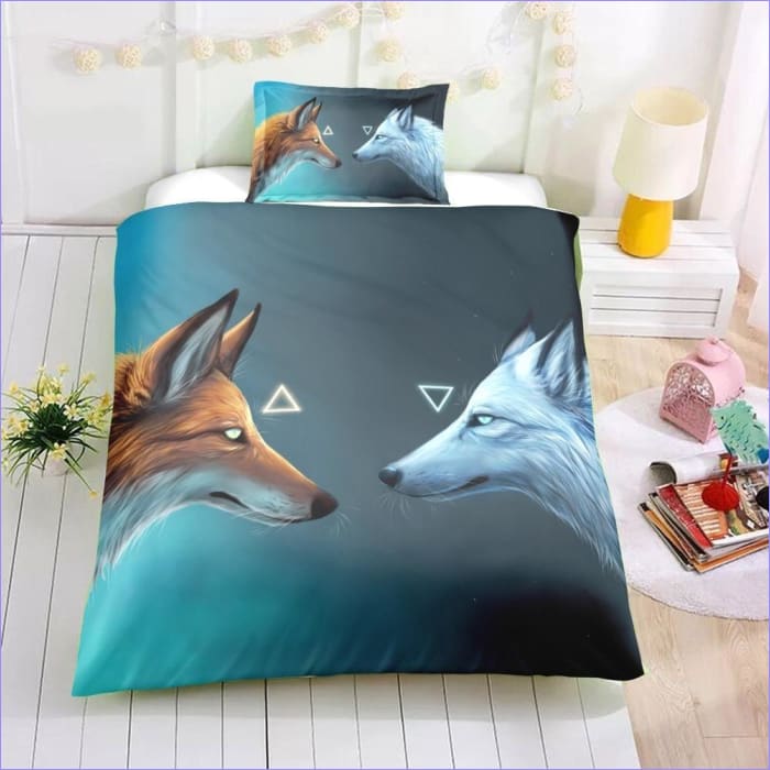 Povlak Na Přikrývku Wolf Face To Face