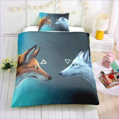 Povlak Na Přikrývku Wolf Face To Face