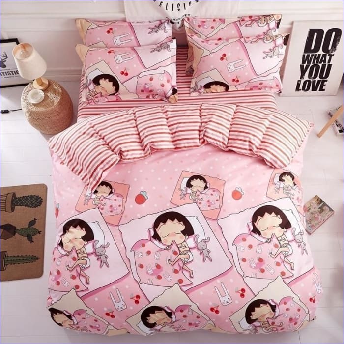 Dívčí Manga Povlak Na Peřinu