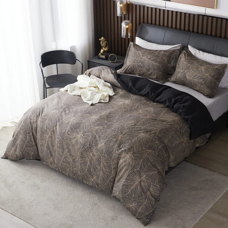 Tmavě Hnědý Povlak Na Peřinu