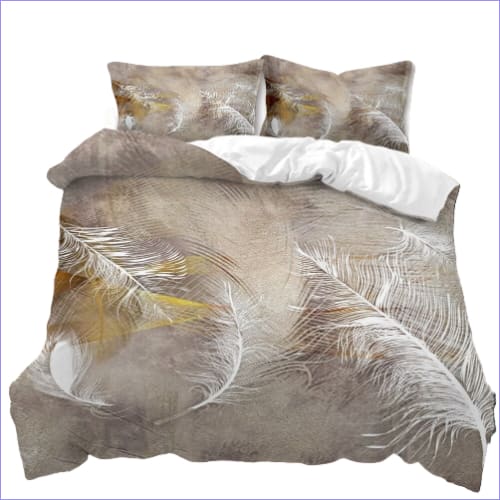 Hnědý Vintage Péřový Povlak Na Peřinu