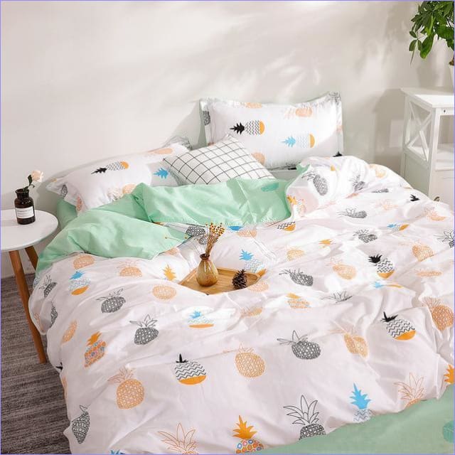 Vícebarevný Ananas Moderní Povlak Na Peřinu