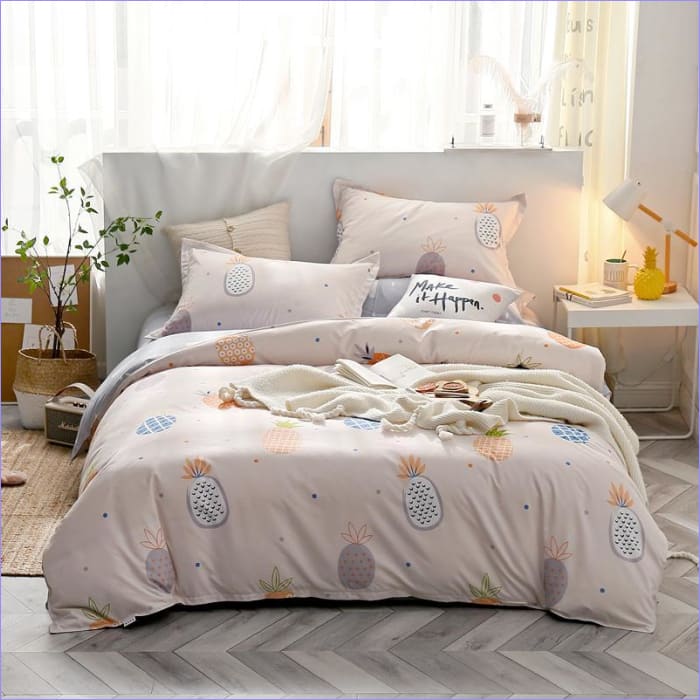 Moderní Povlak Na Peřinu Ananas