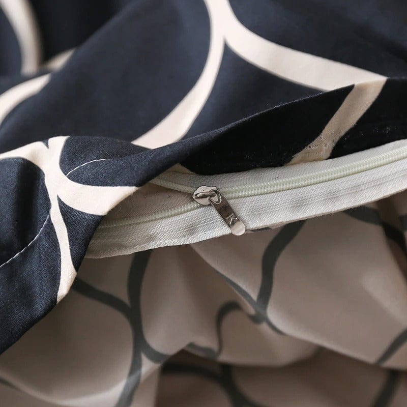 Povlak Na Přikrývku S Černobílým Vzorem