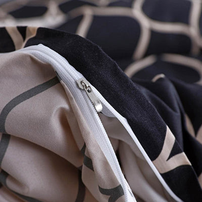 Povlak Na Peřinu S Černým Orientálním Vzorem