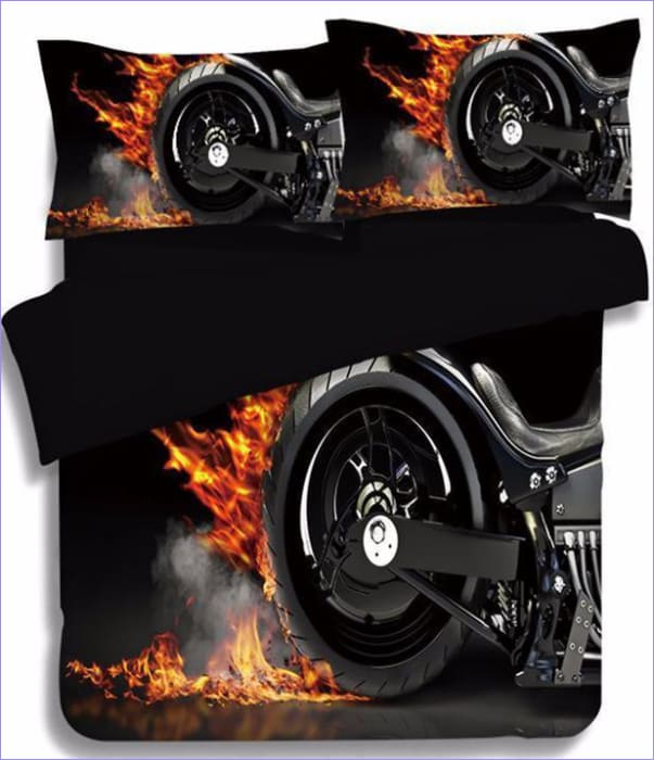 Povlak Na Přikrývku Moto Burn On Fire