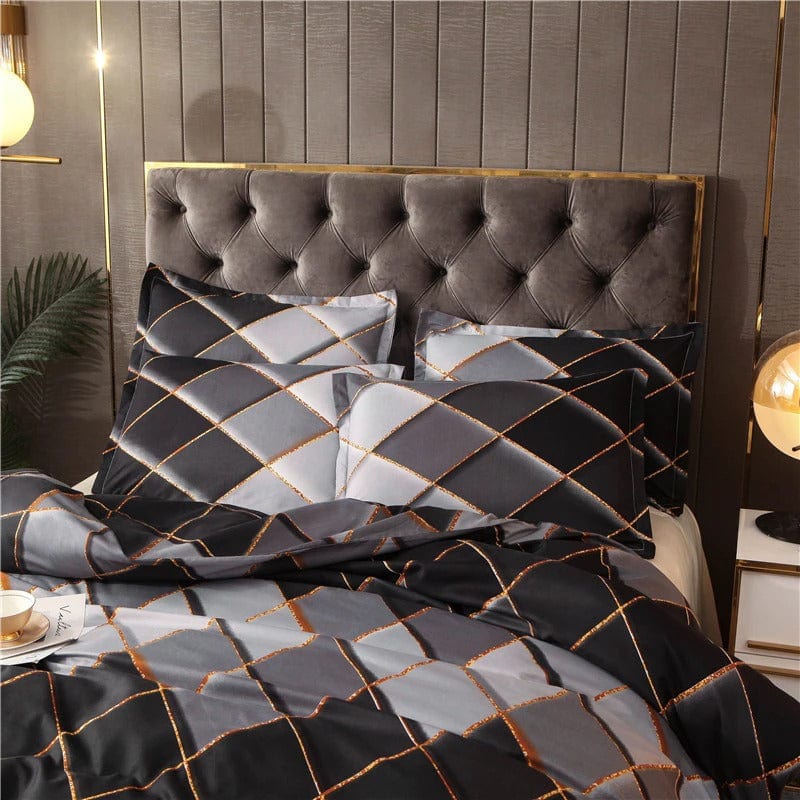 Černostříbrný Povlak Na Přikrývku