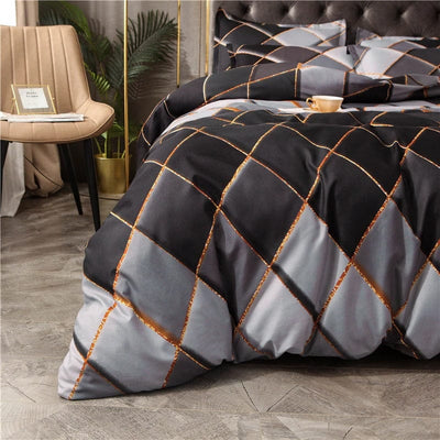 Černostříbrný Povlak Na Přikrývku