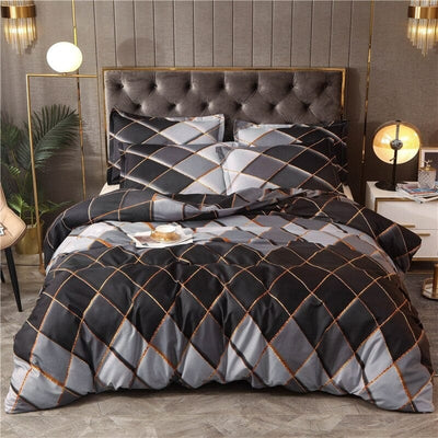 Černostříbrný Povlak Na Přikrývku