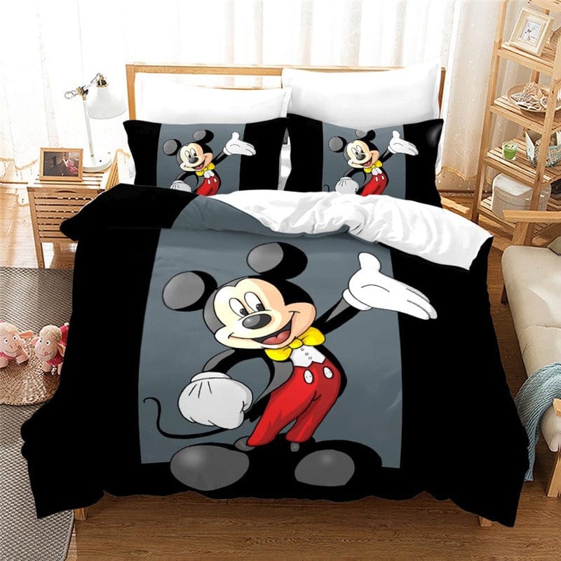 Černý Povlak Na Přikrývku Mickey Mouse