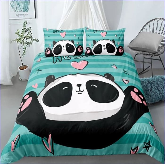 Povlak Na Přikrývku Panda Lovers