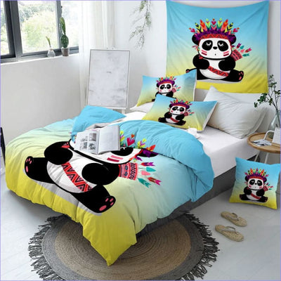 Povlak Na Přikrývku Indian Panda